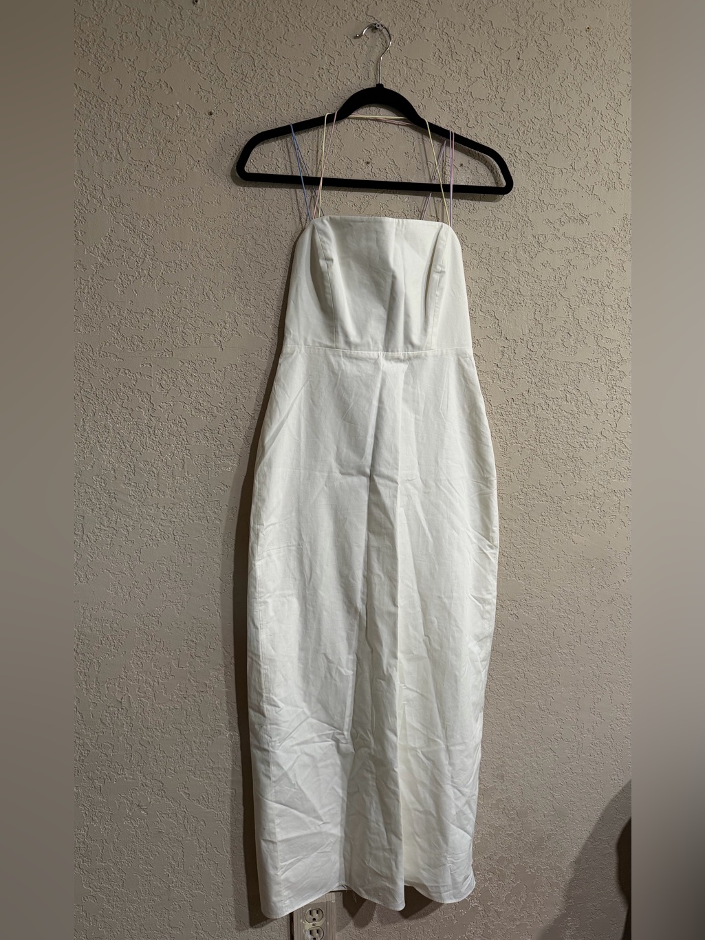 J.Crew X Anna October | Nwt! Multi Strap Cream Sheath Midi Dress — image 4 of 8